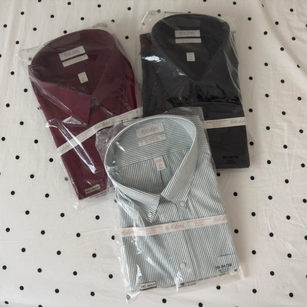 NWT Bundle Gold Label Dress Shirt by Roundtree & Yorke